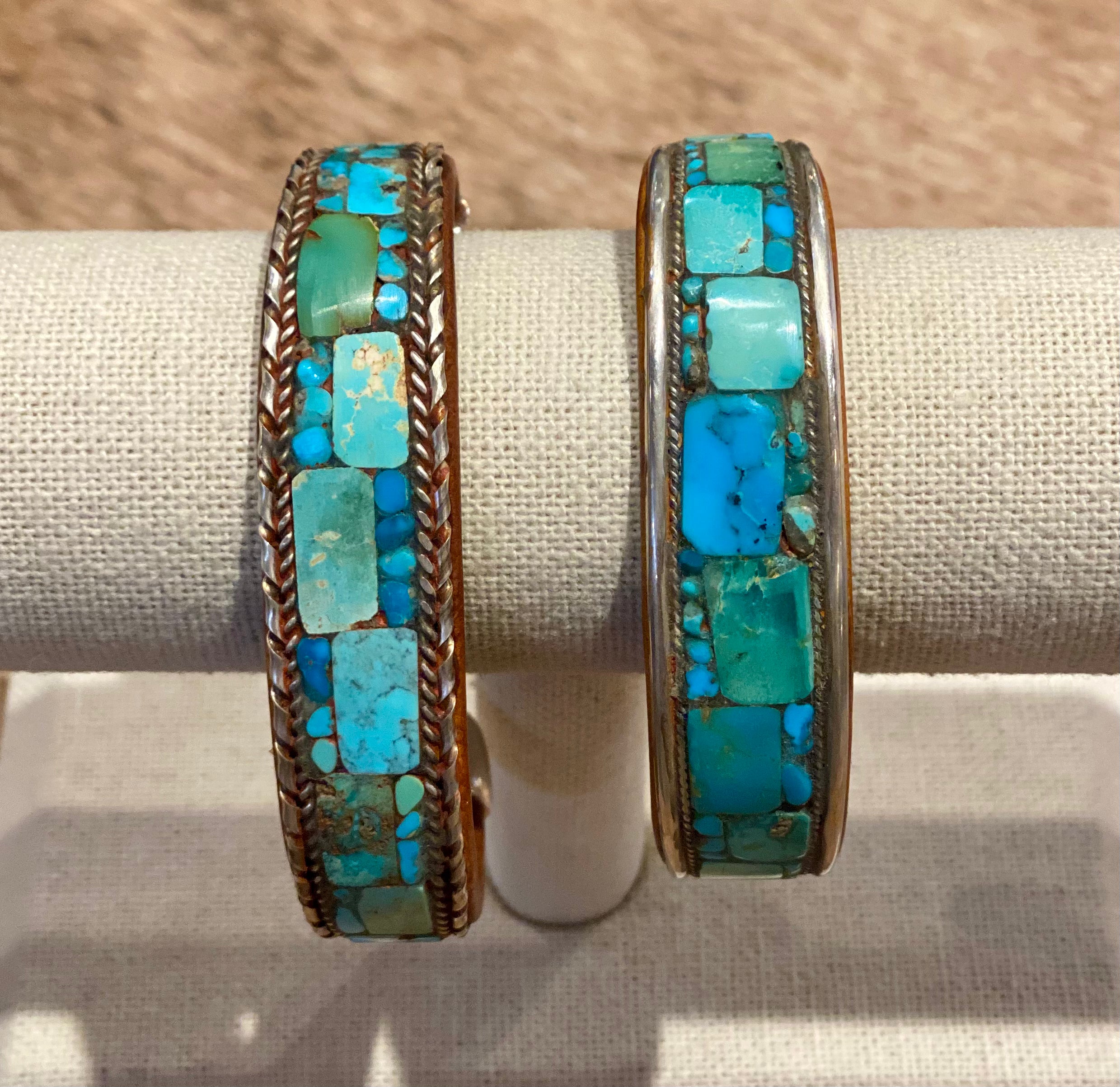 Turquoise Cobblestone Cuff Bracelet for Women - Handmade Boho Beaded Wrap Bangle - Perfect for Festival, Beach, and Everyday Boho Chic Style