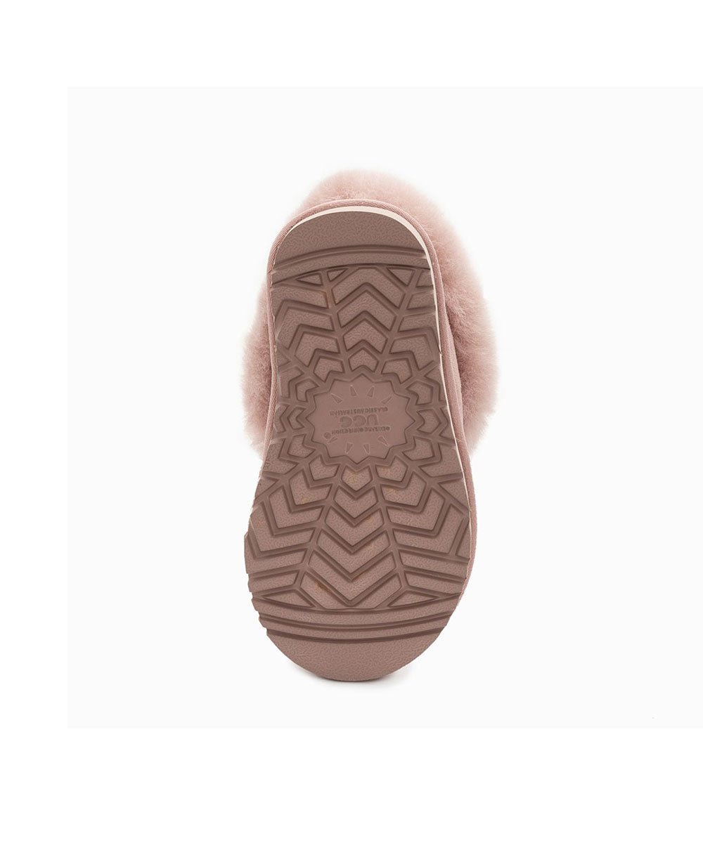 Kids' Hushly UGG Slippers - Cozy Indoor/Outdoor House Shoes for Boys & Girls - Perfect for Winter, Home, School & Travel