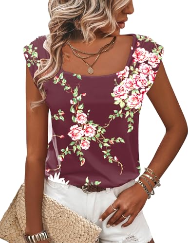 Flower Wine Red