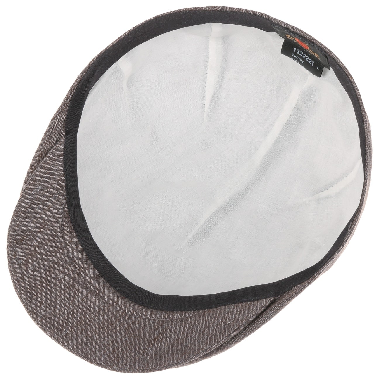 Mayser Sidney Linen Flat Cap for Men - Classic Summer Hat for Outdoor Activities, Travel & Casual Wear