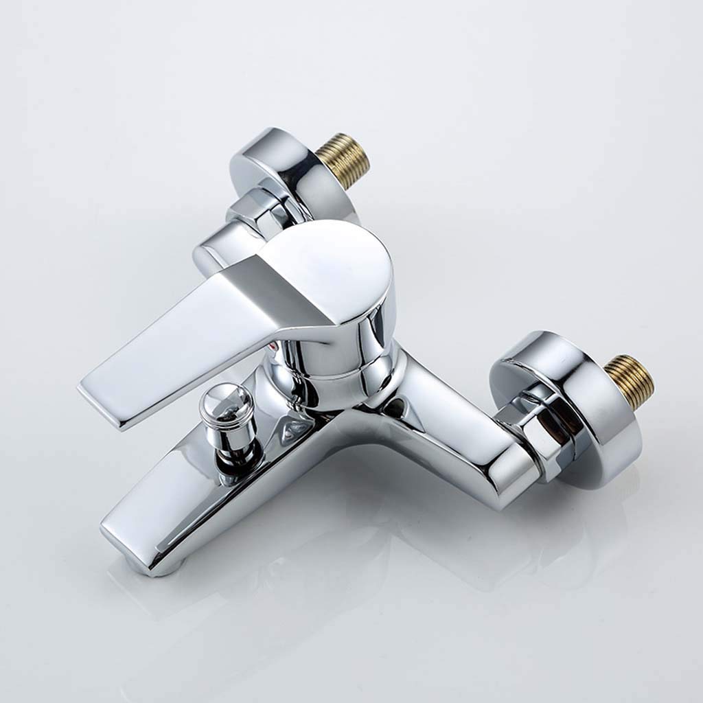 Wall-Mounted Modern Shower Set with Adjustable Lifting Rod - Hot & Cold Water Mixer Faucet for Bathroom - Perfect for Small Spaces & Spa-Like Experience