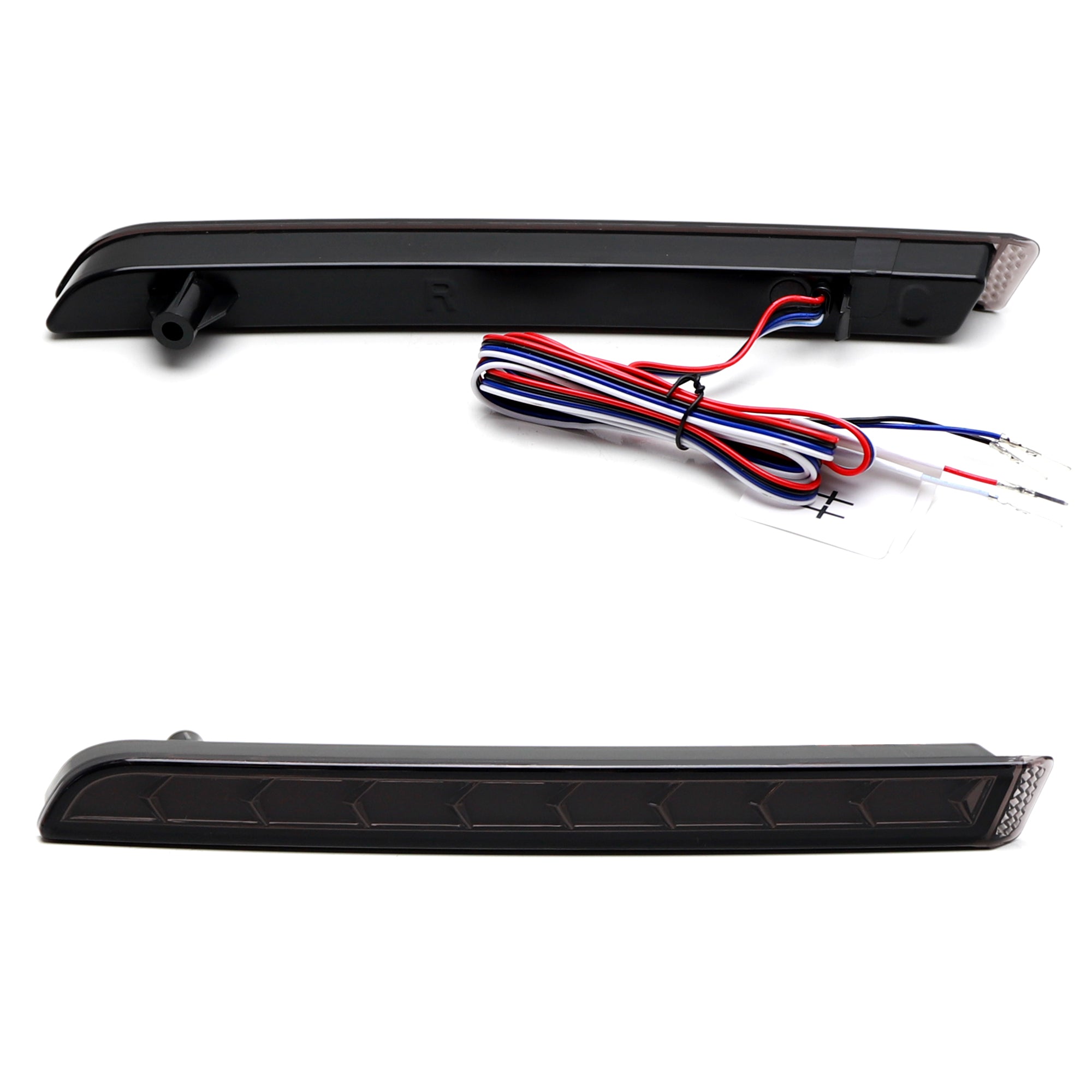 Dark Smoke Lens Full LED Lower Bumper Reflector Lights for 2021-2023 Toyota Sienna - Upgrade Your Nighttime Driving Safety & Style