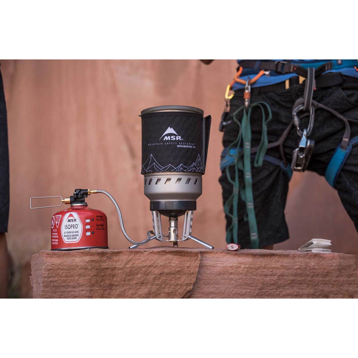 MSR WindBurner Duo Stove System - Compact Camping Stove for Backpacking & Outdoor Cooking - Perfect for Hiking, Camping & Backcountry Adventures