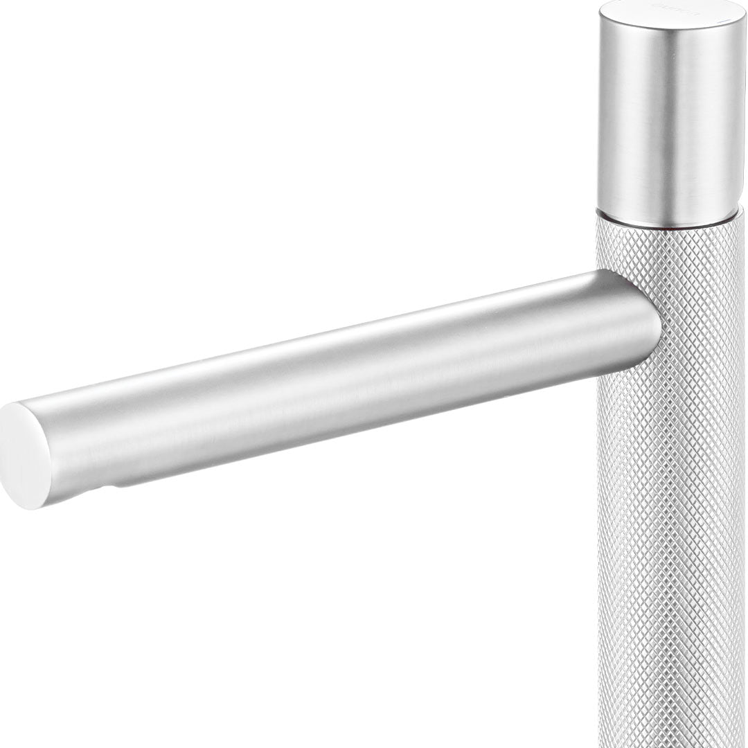 DAX Capri Single Handle Vessel Bathroom Faucet - Chrome Finish (DAX 4323B CR) | Modern Bathroom Sink Faucet for Vanity, Powder Room & Guest Bath | Easy Installation & Durable Design