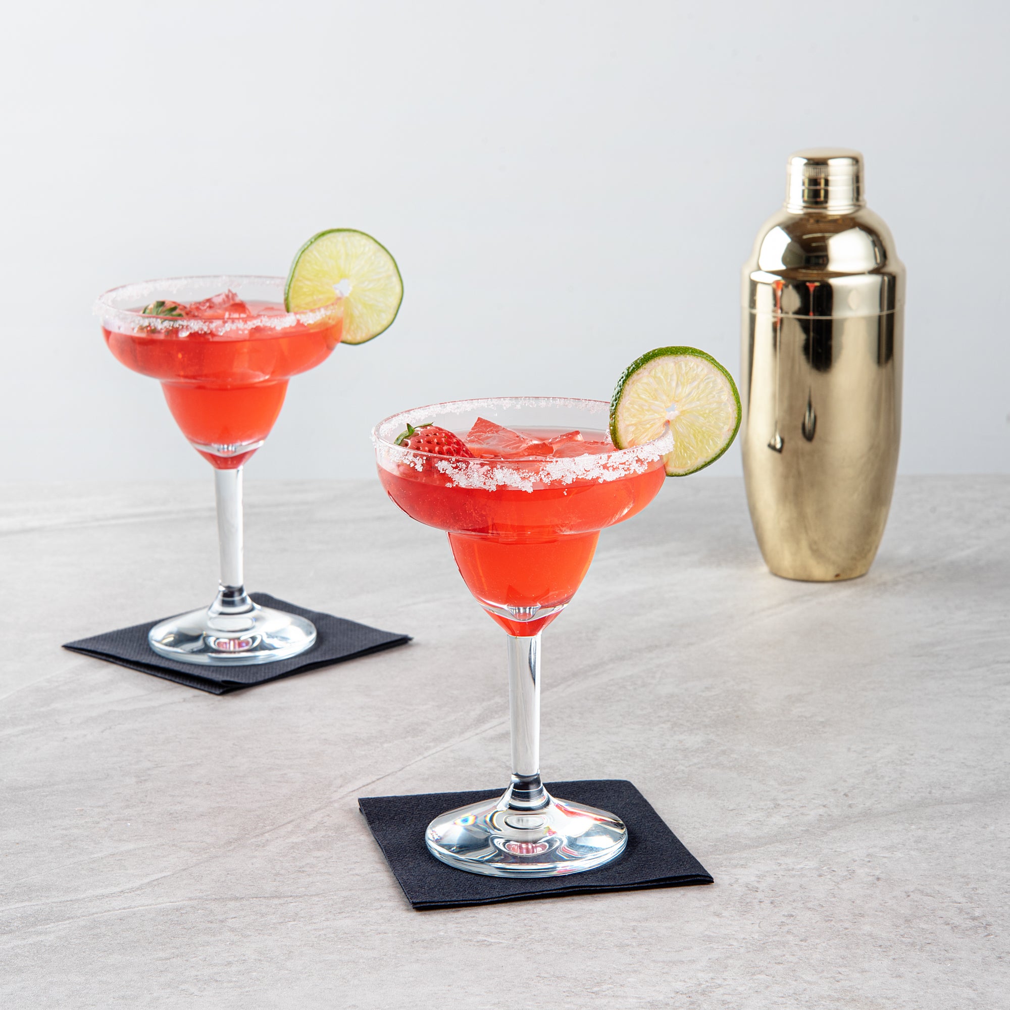 Premium 11 oz Polycarbonate Margarita Glasses - Shatterproof, BPA-Free - Set of 24 (4.5