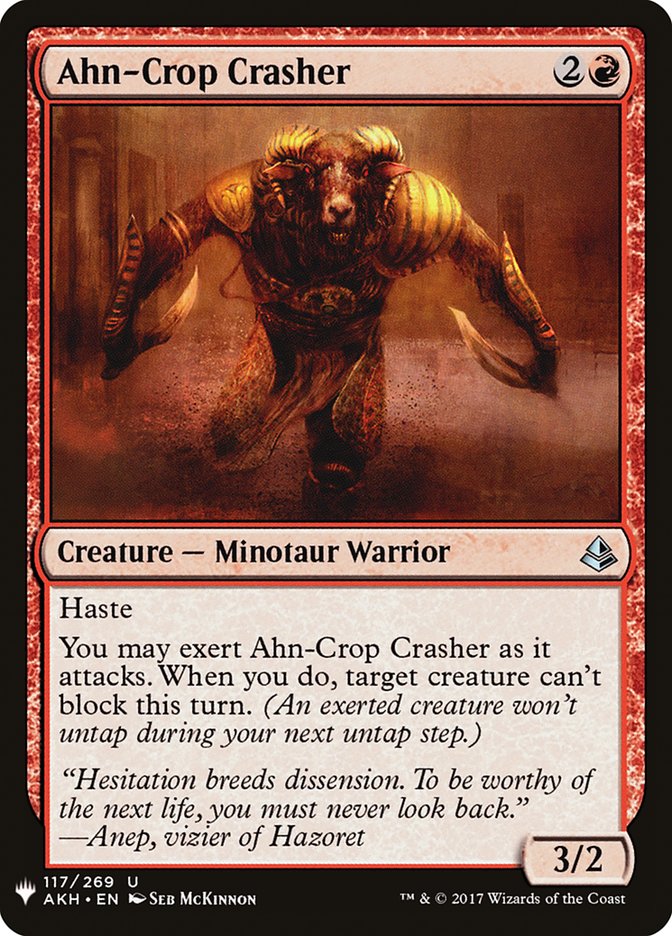 Ahn Crop Crasher Mystery Booster Pack - Collectible Trading Card Game Expansion for MTG Players | Perfect for Deck Building & Competitive Play