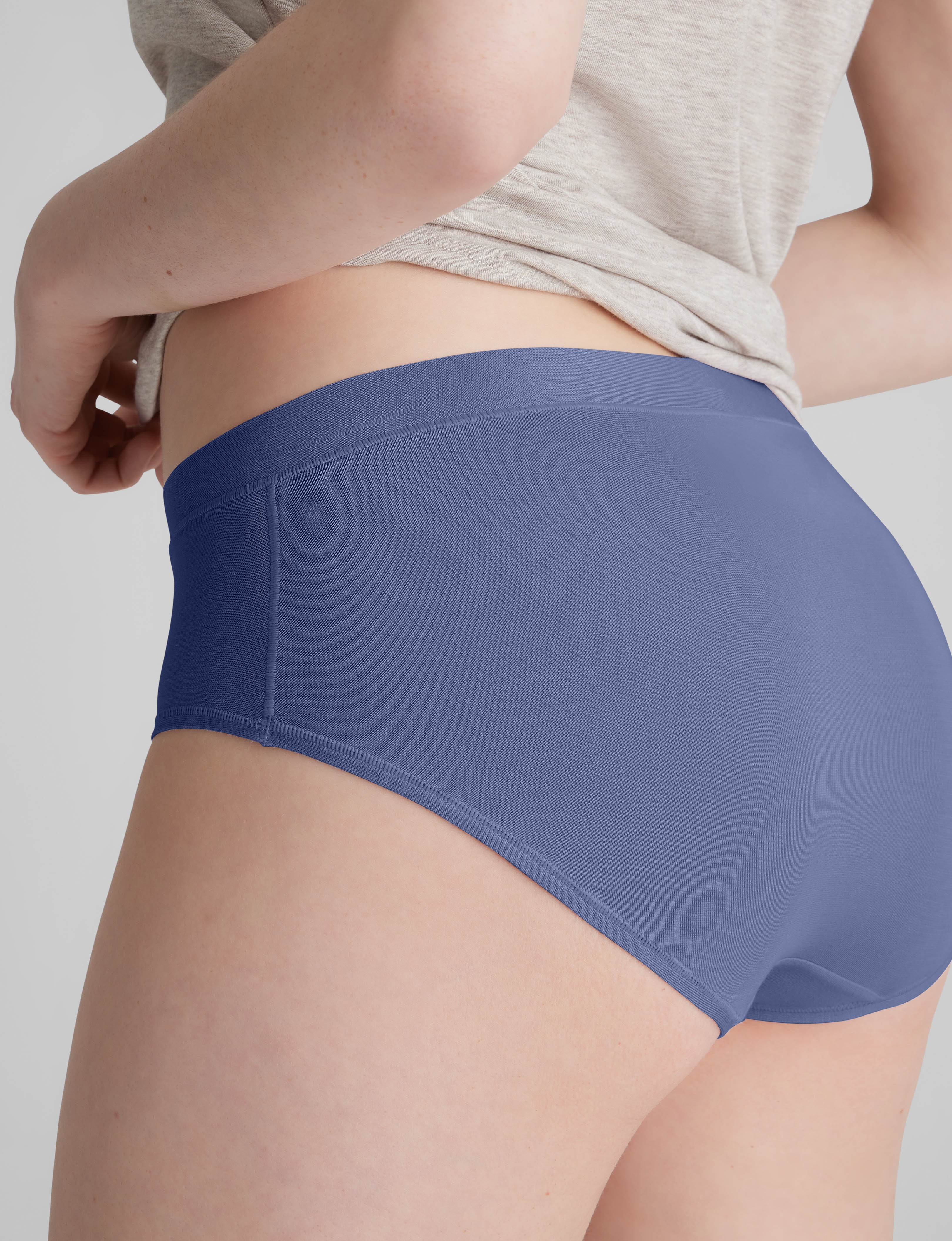 Women's Second Skin High Rise Brief - Ultra Soft Seamless Underwear for Everyday Comfort | Perfect for Yoga, Workouts & Lounge Wear