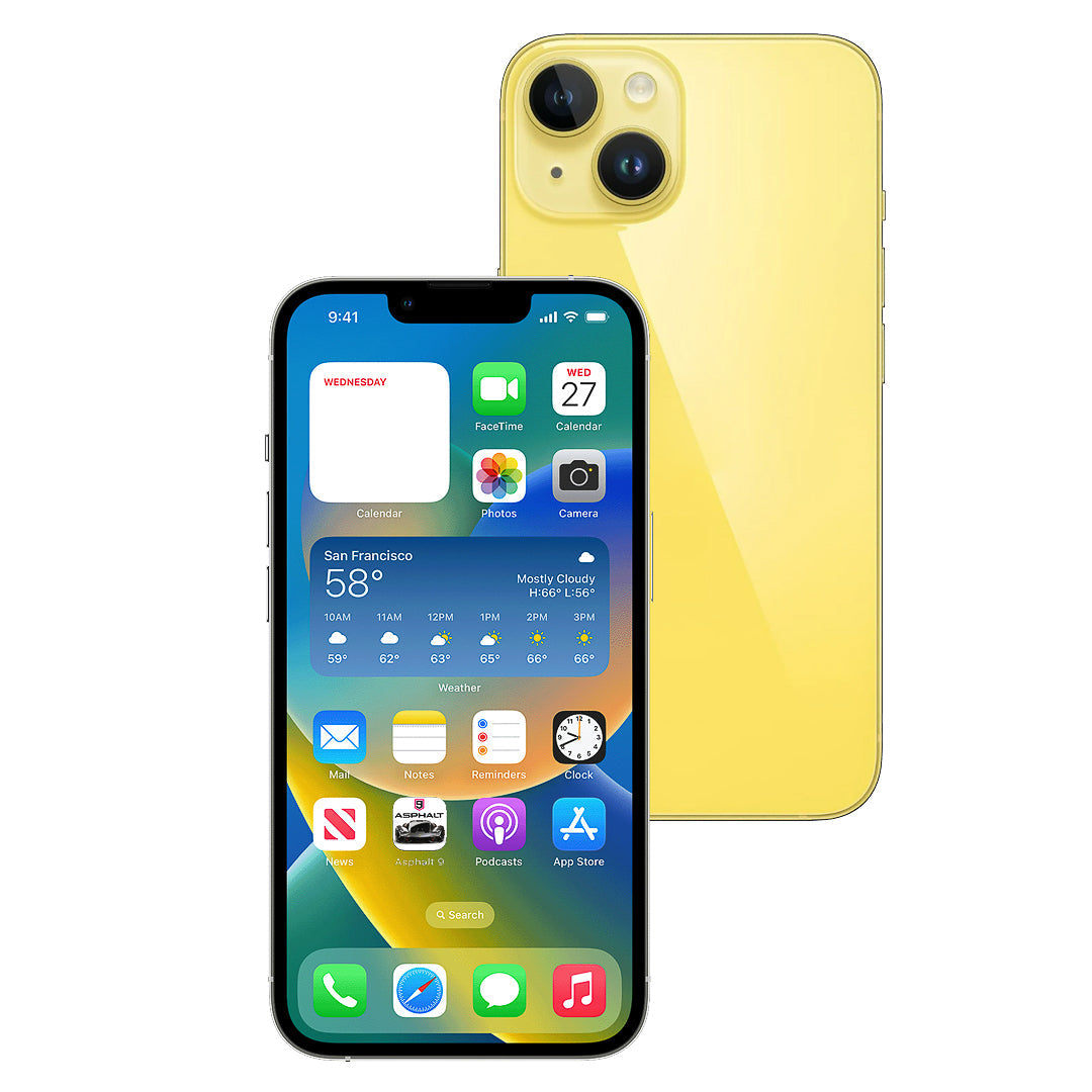 iPhone 14 128GB Unlocked Smartphone - Latest Apple iOS Mobile Phone with Super Retina XDR Display, 5G Connectivity & Advanced Dual Camera System - Perfect for Travel, Photography & Business Use