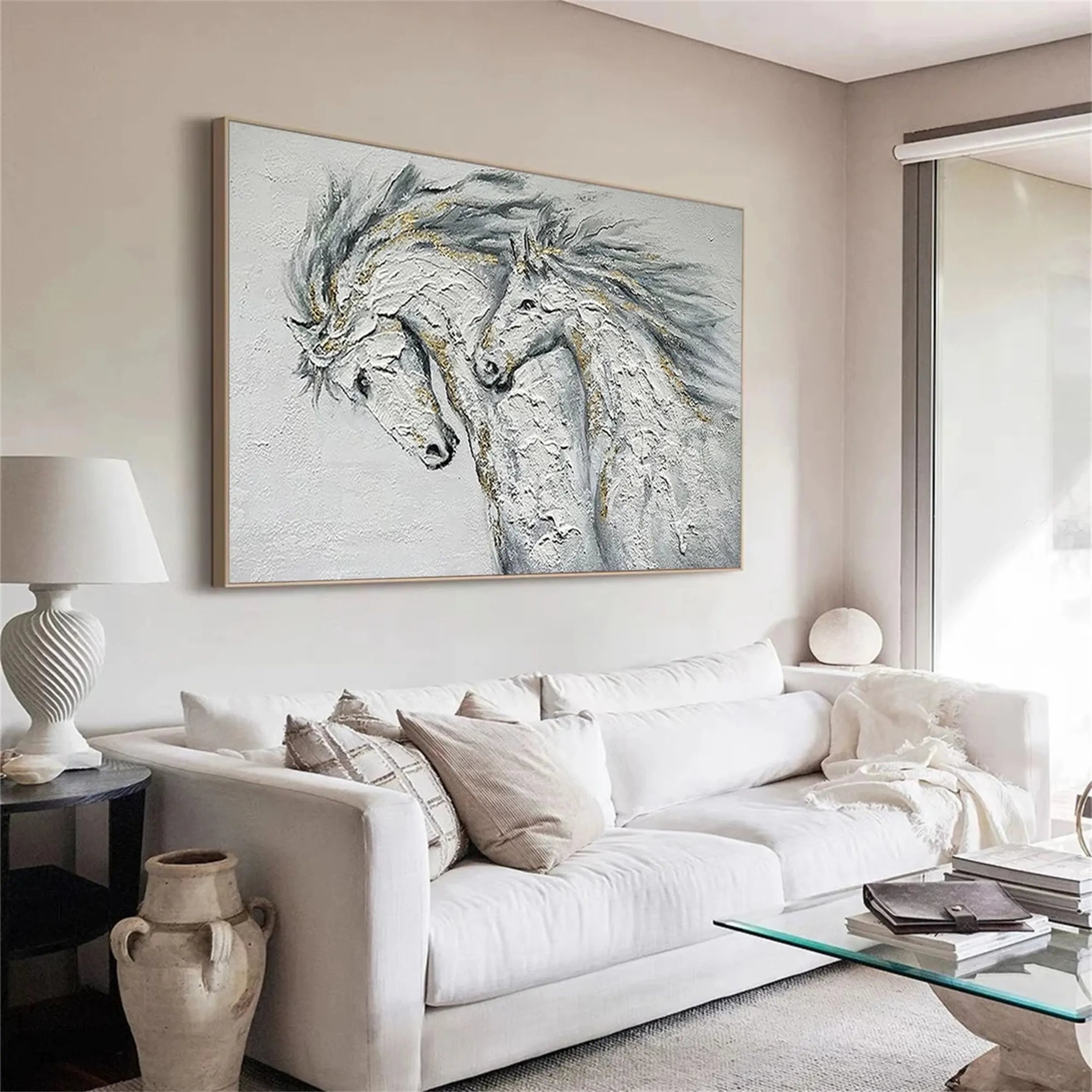 Animal Art Painting #AP047 - Handmade Canvas Wall Decor for Living Room, Bedroom & Office - Unique Wildlife Artwork for Home & Gifts