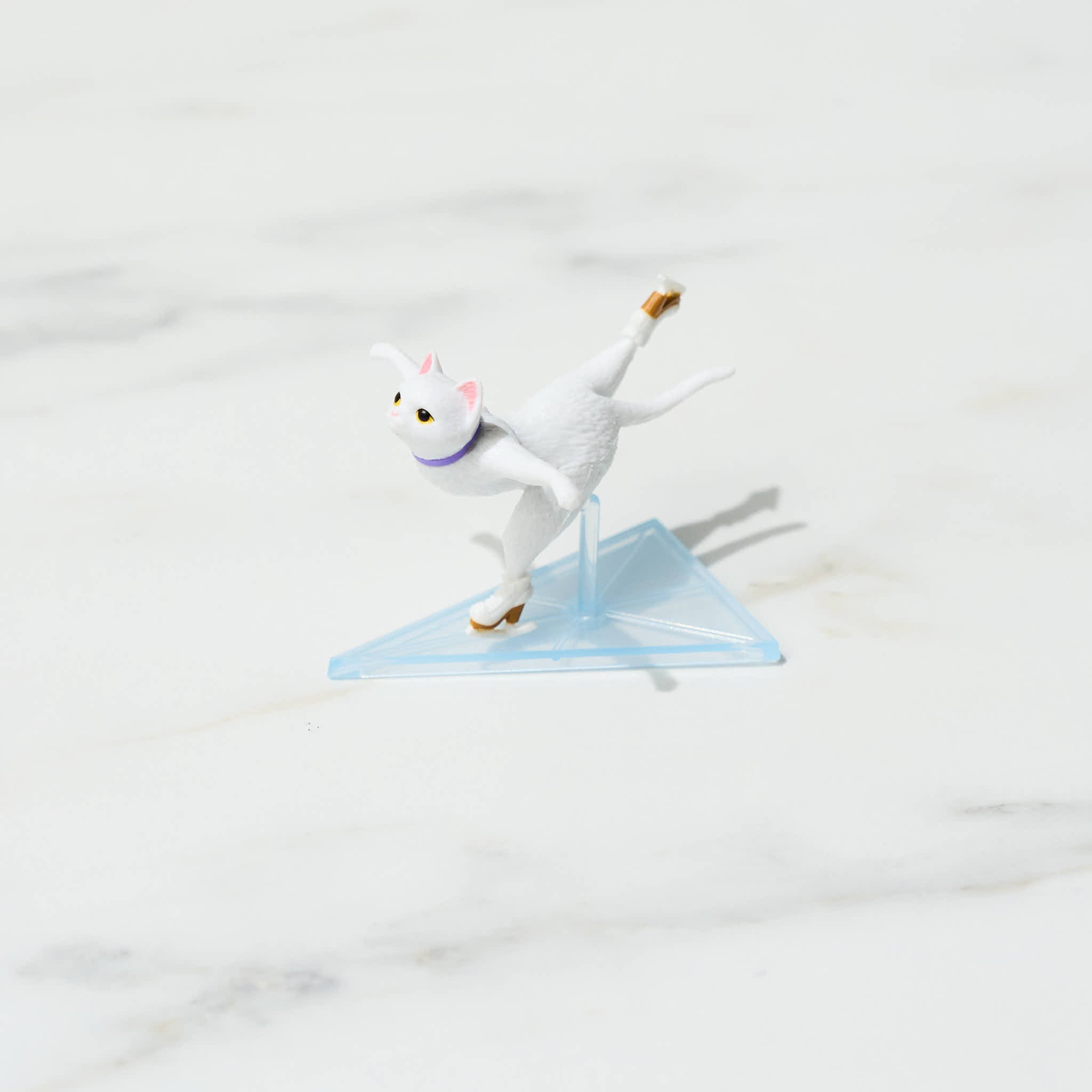 Silver Ice Cat Gacha Capsule Toy - Collectible Cute Cat Figures for Kids & Adults - Perfect for Gifts, Party Favors, and Anime Collections