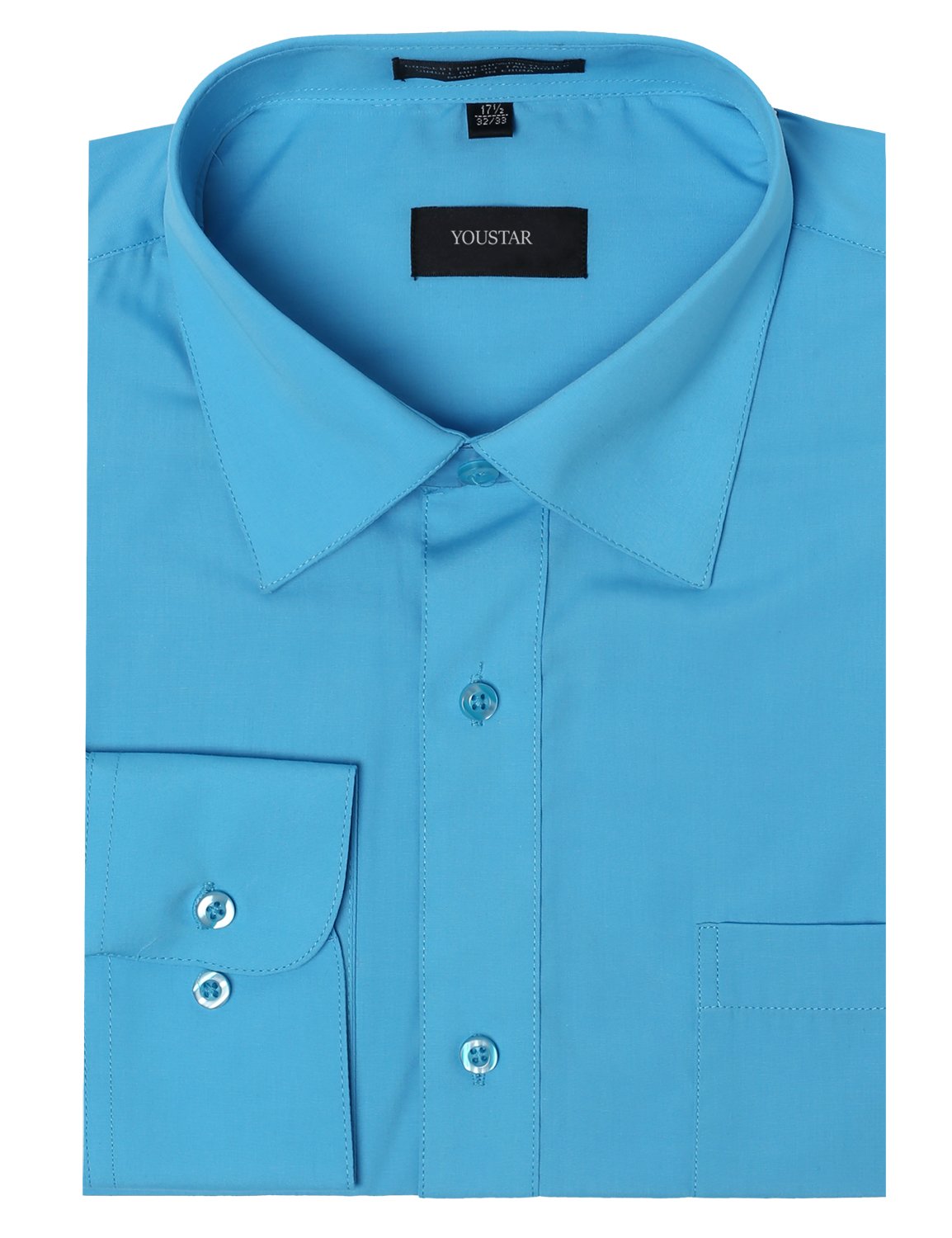 Youstar Men's Regular Fit Dress Shirt - Classic Business Casual Button Down Shirt for Office, Wedding & Formal Occasions