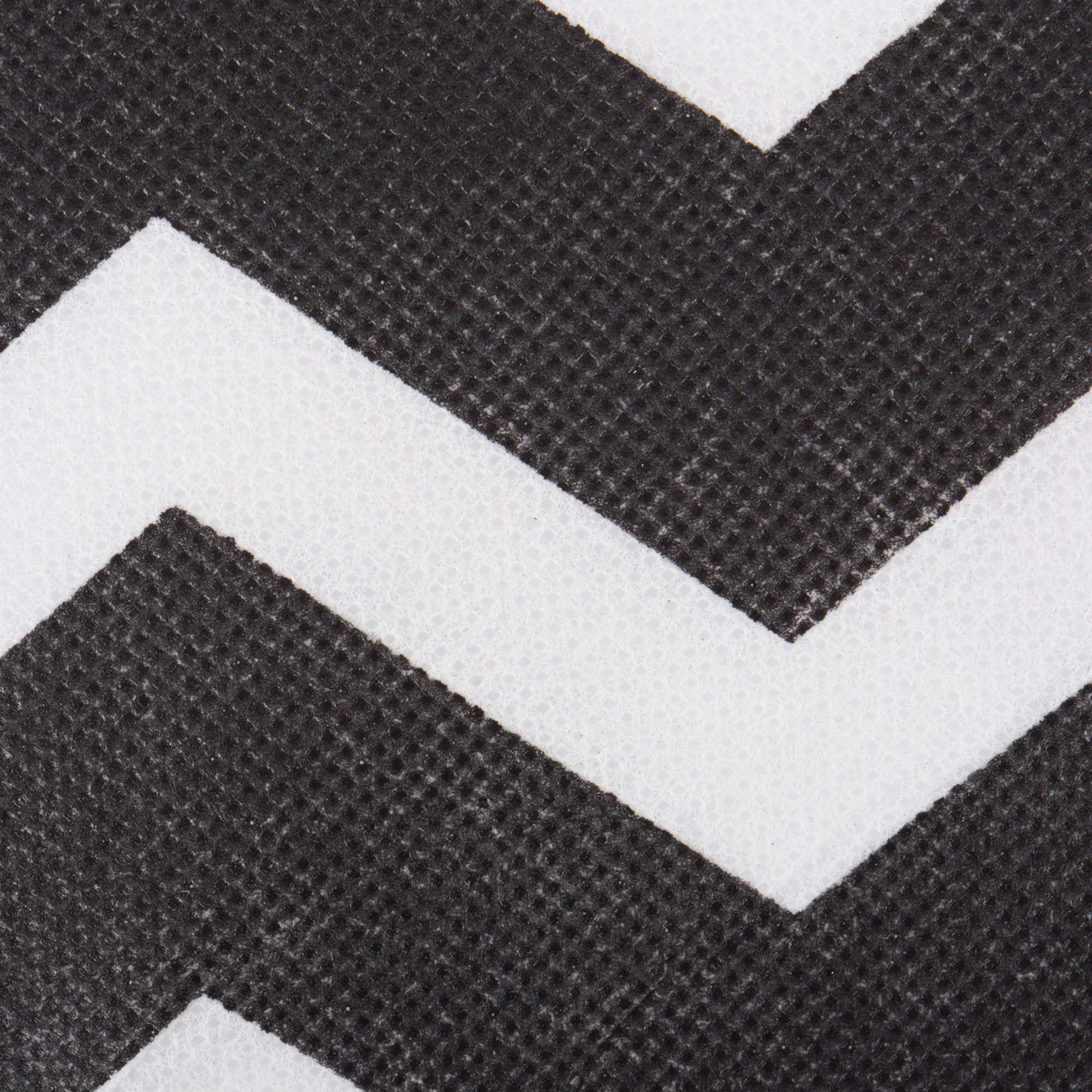 Modern 2-Pack Black Chevron Pattern Nonwoven Polyester Storage Cubes - 11 Inch Foldable Fabric Bins for Home Organization, Closet, Nursery & Office Decor