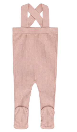 ELY & CO Baby Bubble Knit Ribbed Overalls for Boys & Girls (6M-2T) - Soft & Stretchy Jumpsuit for Playdates, Daycare & Casual Outings