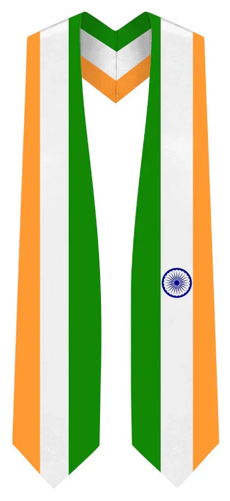 International Flag Graduation Stole - Multicolor Sash for Graduation Ceremony - Perfect for High School & College Commencement