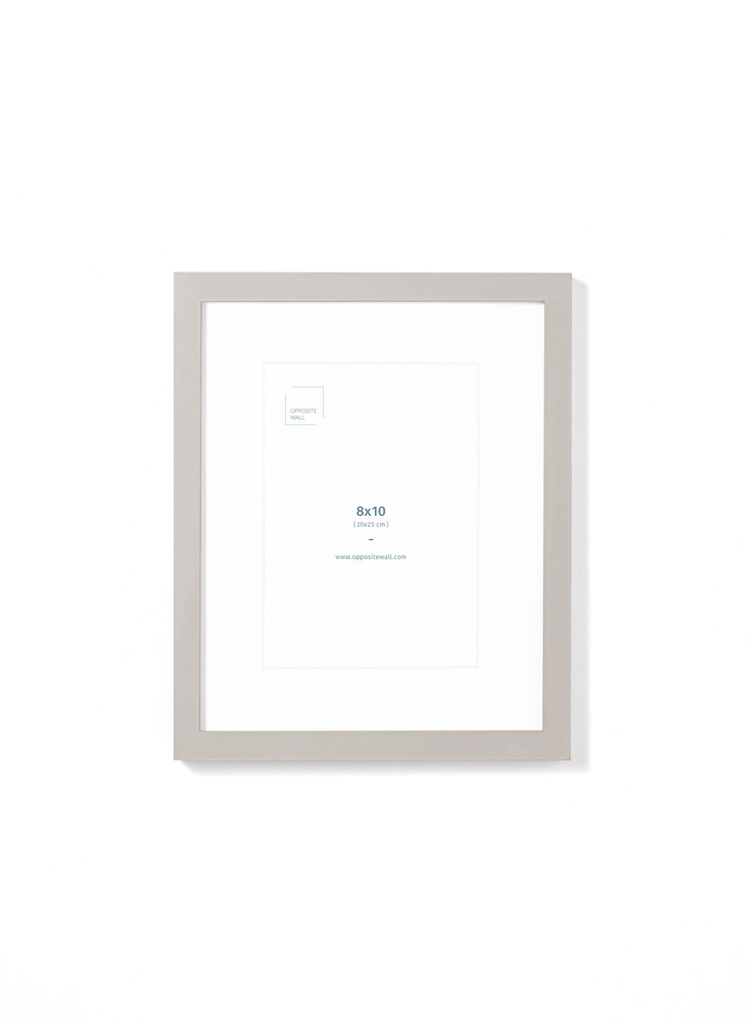 8x10 Inch Gray Wood Picture Frame - 20x25 cm Solid Wood Photo Frame for Wall Art, Home Decor, and Office Display