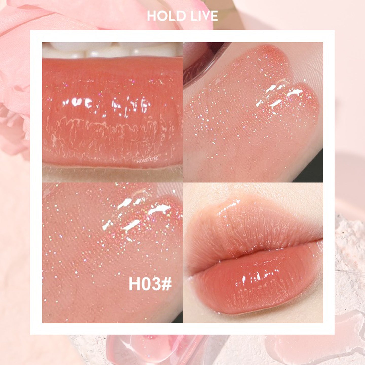 HOLD LIVE Mirror Shine Lip Gloss - High Shine, Non-Sticky Lip Gloss for Women - Perfect for Daily Wear, Parties, and Special Occasions