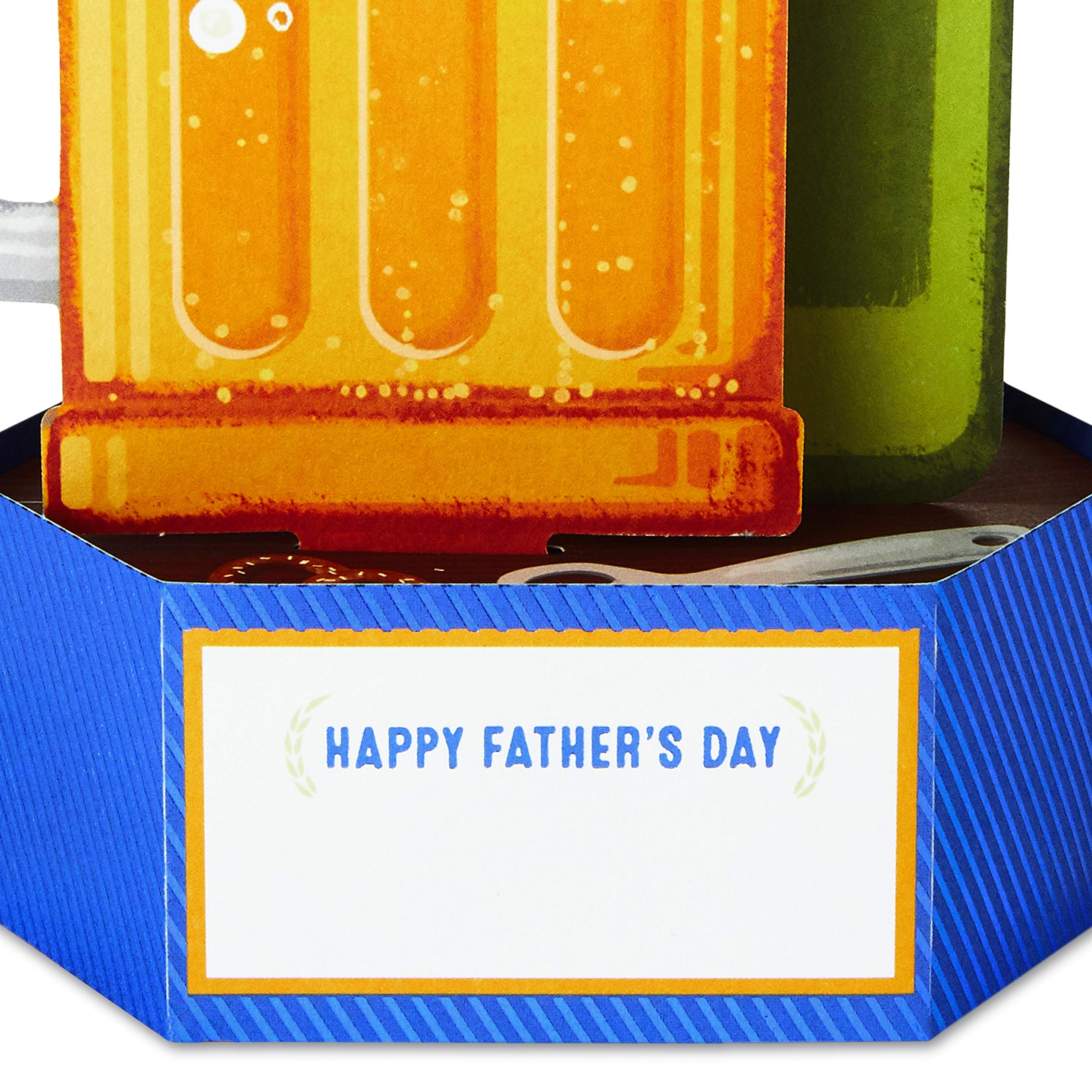 Hallmark Paper Wonder Pop Up Father's Day Card - Cheers to You | 3D Greeting Card for Dad's Birthday, Anniversary & Special Occasions | Perfect Gift for Father's Day Celebrations