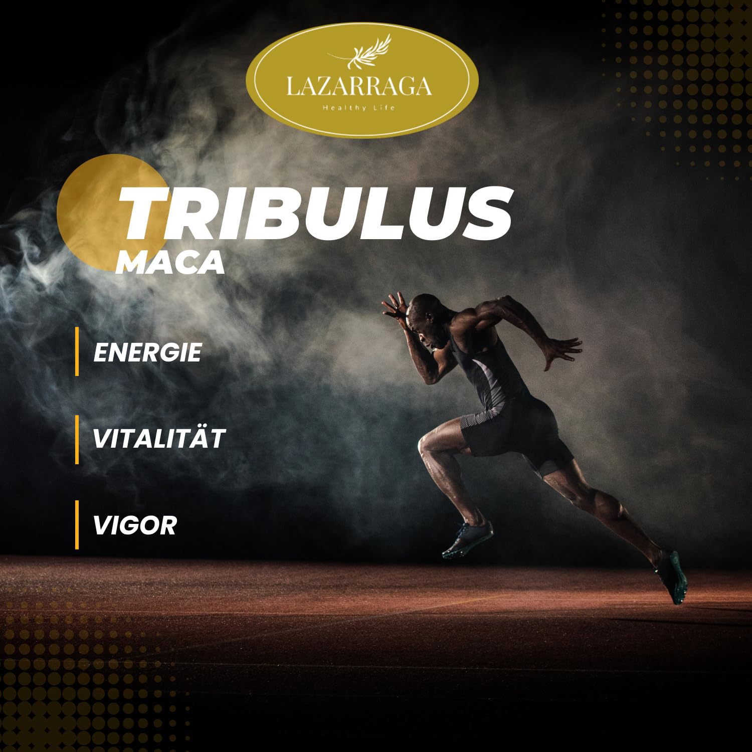 Tribulus Terrestris 2250mg + Peruvian Maca + Arginine + Zinc | 180 Vegan Capsules for Men | Energy, Vitality & Performance Booster | Gym, Workout & Daily Wellness Supplement