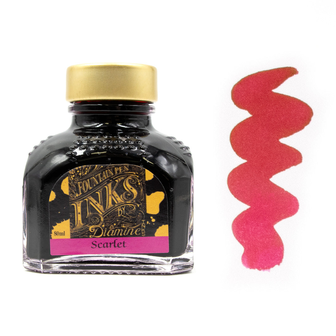 Premium Diamine Ink Bottle 80ml - Vibrant Fountain Pen Ink for Calligraphy, Journaling & Artistic Writing - Smooth Flow & Rich Colors