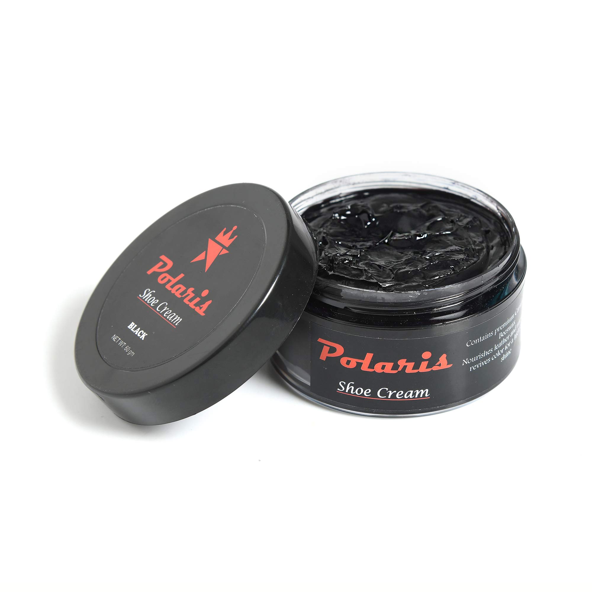 Premium Polaris Shoe Cream - High Shine Leather Polish for Boots, Dress Shoes, Handbags & Jackets | Restores & Protects Leather | All Multi Colors Available | Perfect for Formal Events, Daily Shoe Care & Leather Accessories Maintenance