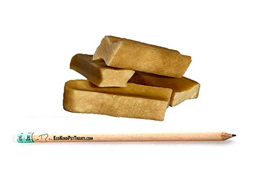 EcoKind Himalayan Yak Cheese Dog Chews - All Natural Premium Dog Treats for Small, Medium & Large Breeds | Healthy, Long-Lasting & Easily Digestible | Perfect for Training, Teething & Dental Health (8-Pack)