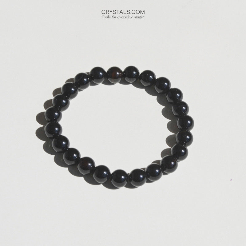 Black Onyx Bracelet for Protection - Natural Stone Jewelry for Men & Women - Perfect for Meditation, Healing & Spiritual Energy