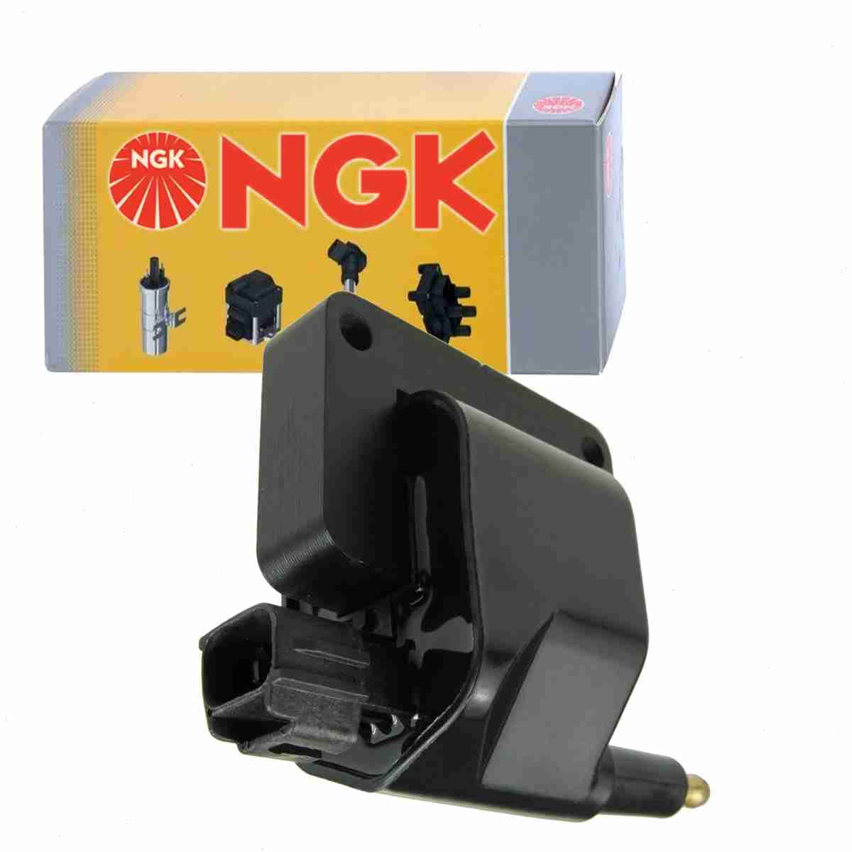 NGK Ignition Coil Replacement for Jeep Wrangler 2.5L 4.0L L4 L6 1998-2002 - High Performance Spark Plug Coil Pack - Perfect for Off-Roading & Engine Tuning