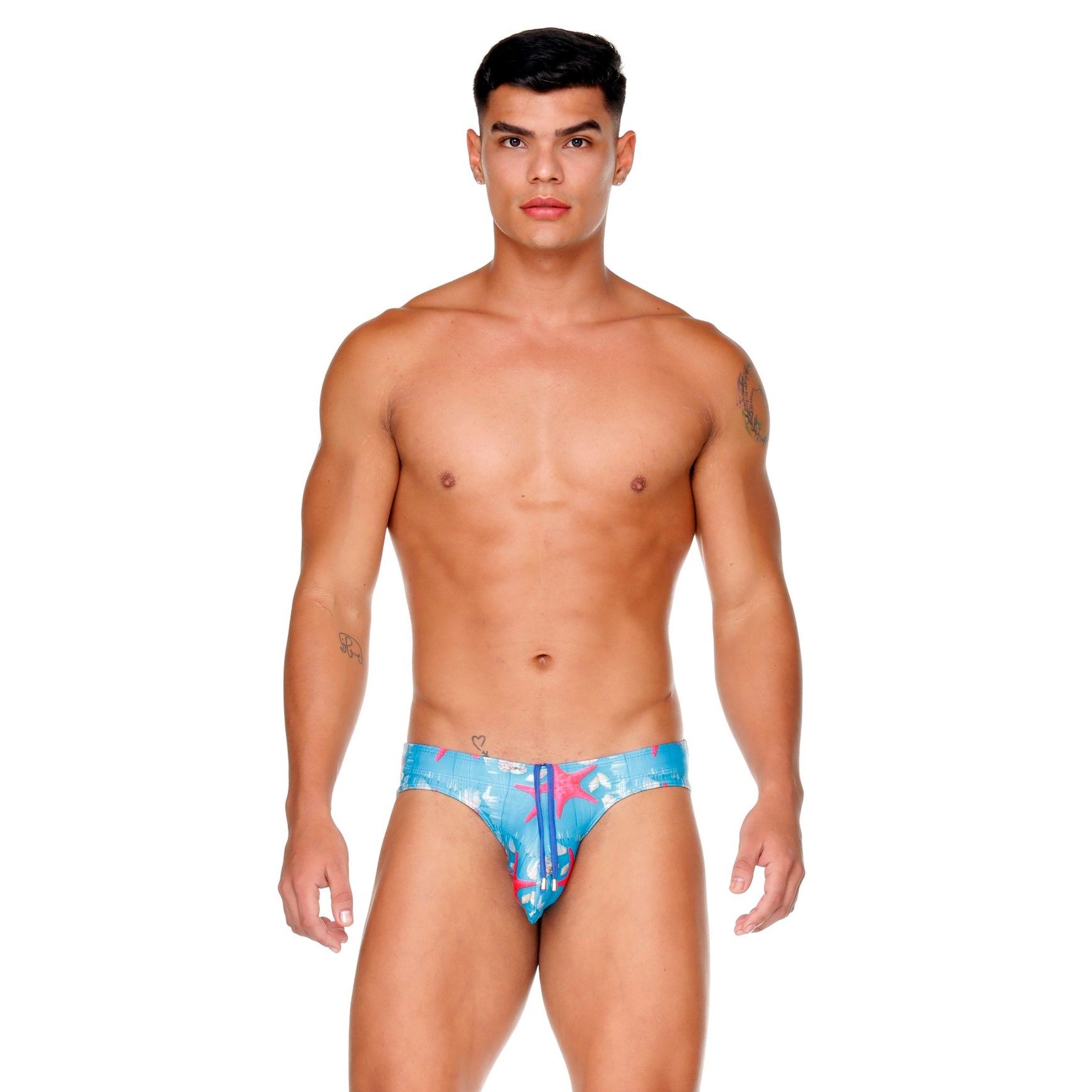 Gigo Men's Swim Briefs - Quick Dry Blue Swim Trunks for Beach, Pool & Water Sports | Comfortable & Stylish Swimwear