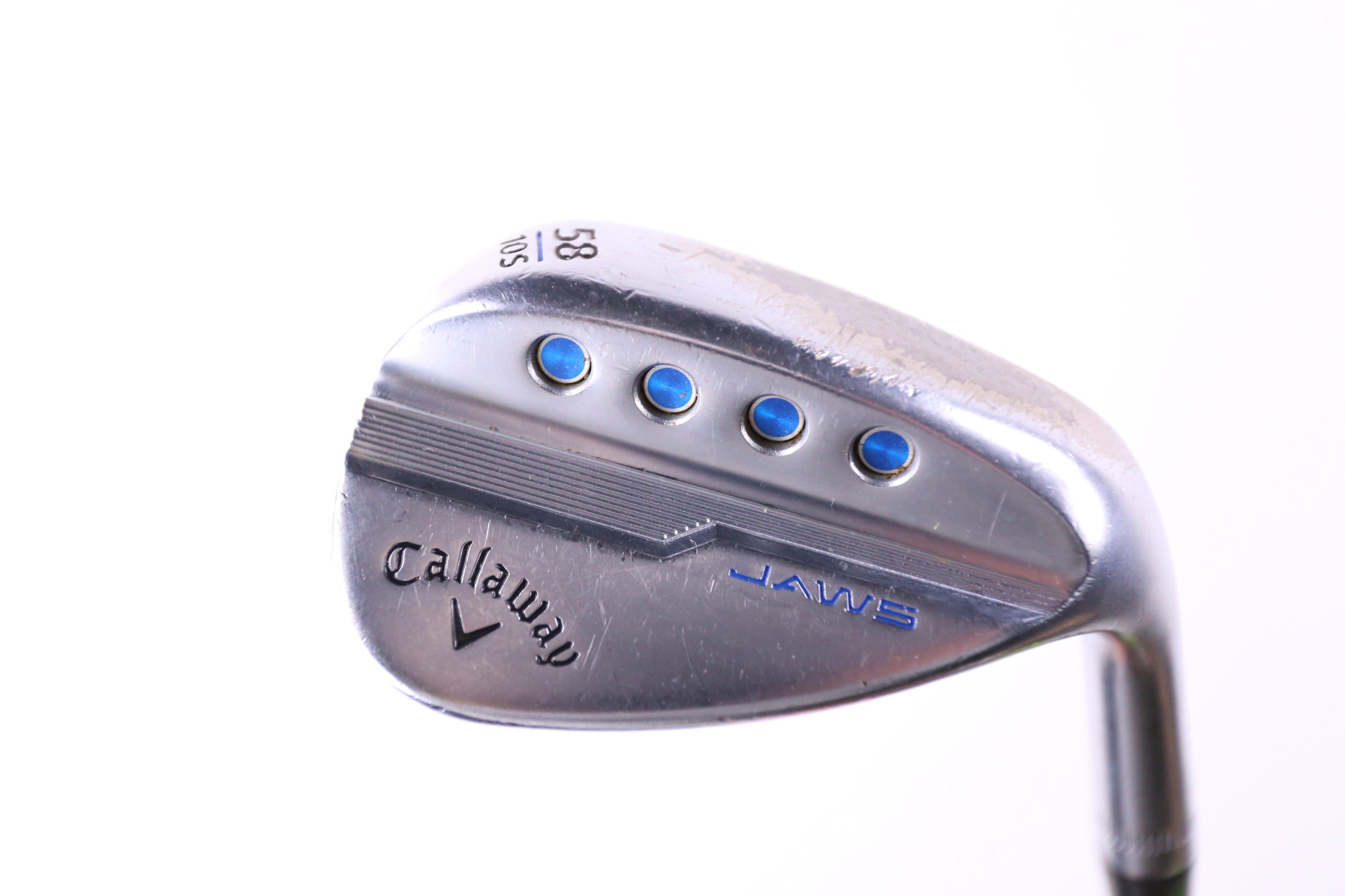 Used Callaway MD5 JAWS Chrome Lob Wedge - Right Handed 58° Stiff Flex Golf Club for Short Game & Bunker Shots