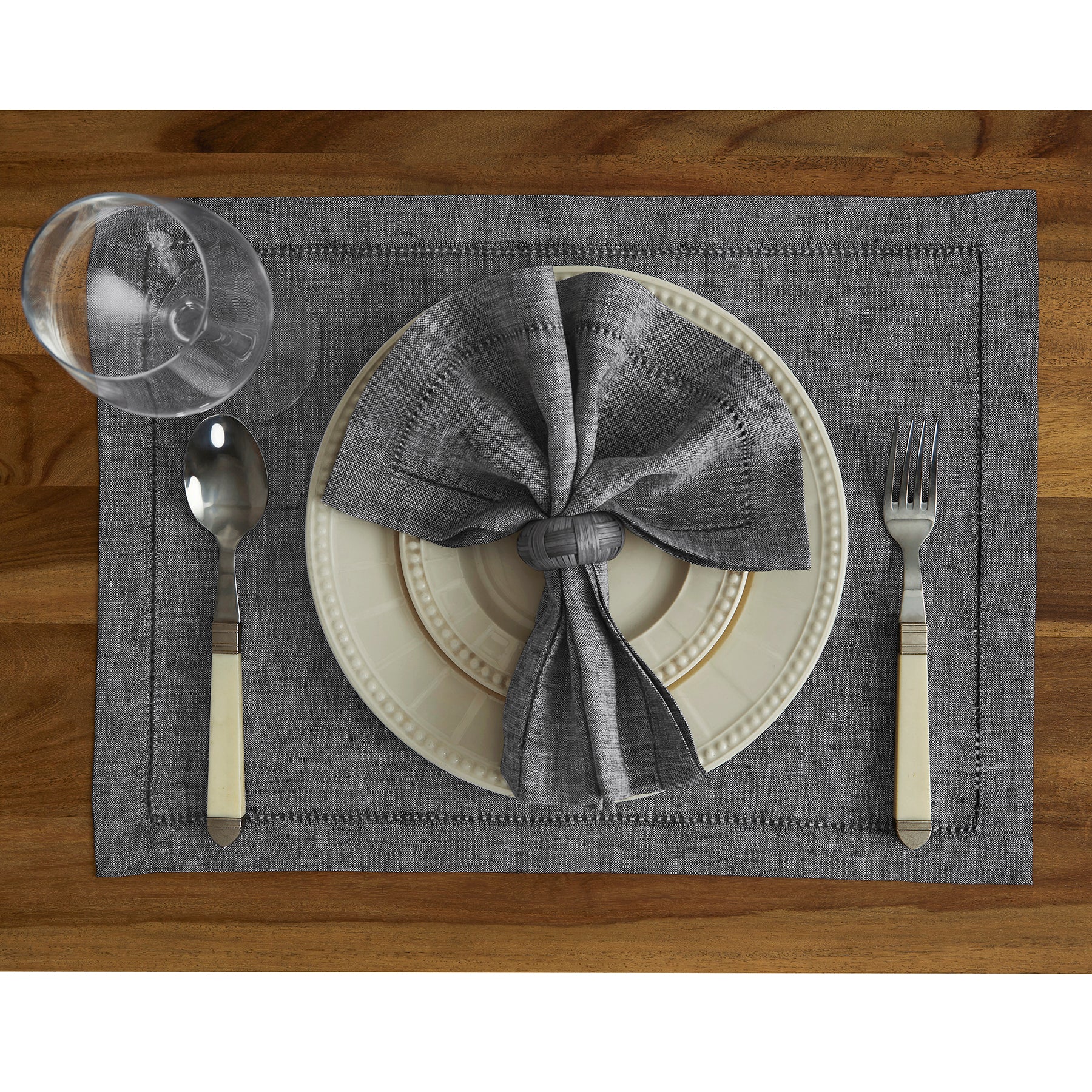 Premium Milan Placemats Set of 4 - Waterproof & Heat-Resistant Table Mats for Dining, Kitchen, and Party Decor - Elegant Home Tableware Accessories