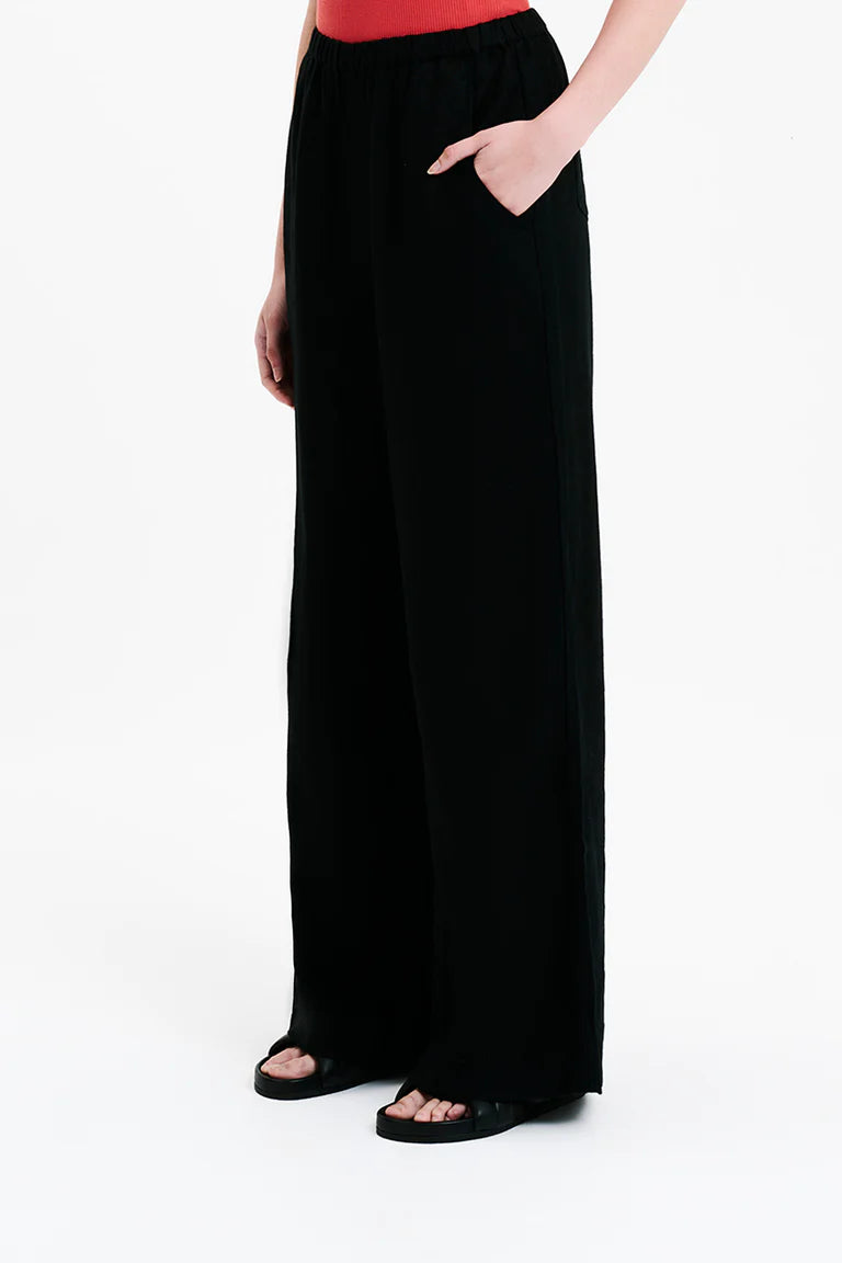 Premium Ceres Linen Pants for Women - Soft Breathable High Waisted Wide Leg Trousers - Perfect for Summer, Travel & Casual Wear
