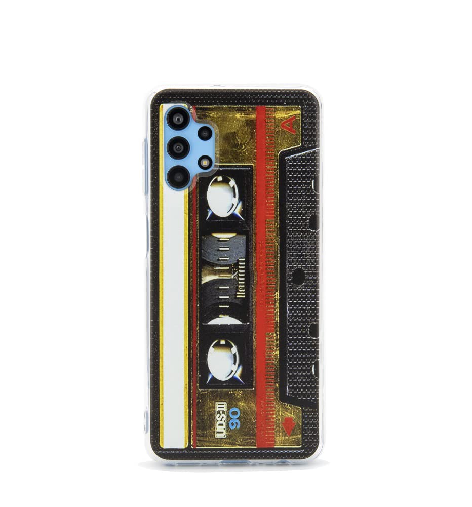Retro Mixtape Cassette Phone Case for Samsung Galaxy A32 5G - Soft TPU Protective Cover with Unique Music Design (6.5 Inch) - Perfect Gift for Music Lovers & 90s Nostalgia Fans