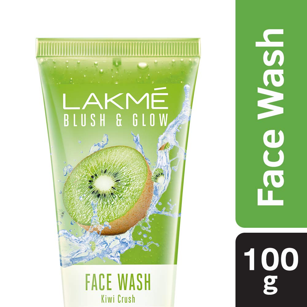 LAKMÉ Blush & Glow Kiwi Freshness Gel Face Wash with Kiwi Extracts, 100g & Liril Lemon Tea Tree Oil Body Wash, 250ml - Gentle Cleansing for Glowing Skin & Refreshing Body Wash for Daily Use - Perfect for Morning Routine & Post-Workout Shower