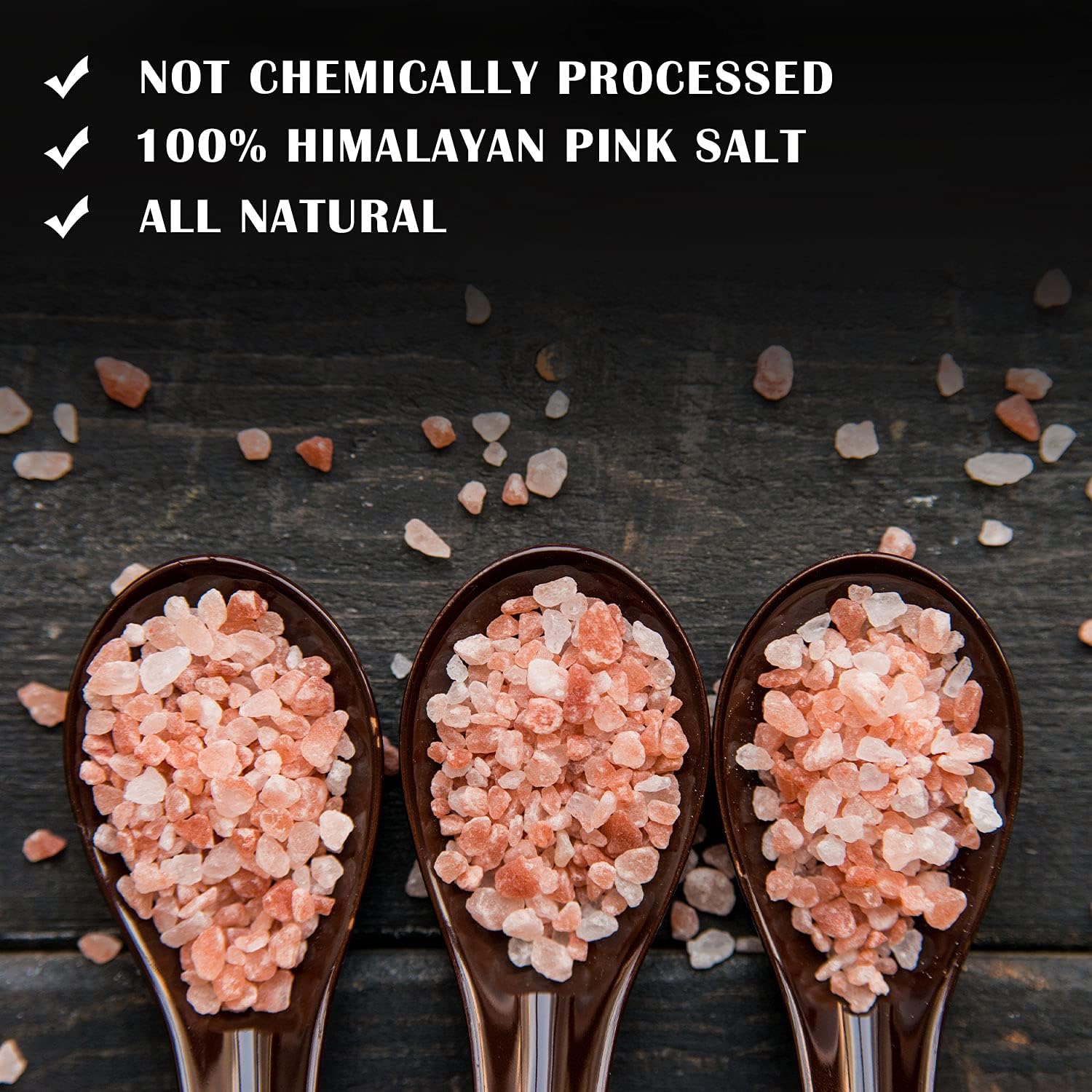 Himalayan Pink Salt Grinder Refillable - 100% Natural Kosher Certified Coarse Grain Salt for Cooking, Seasoning & Bath - 3.53oz (Pack of 6) | Perfect for Kitchen, Spa & Gourmet Recipes