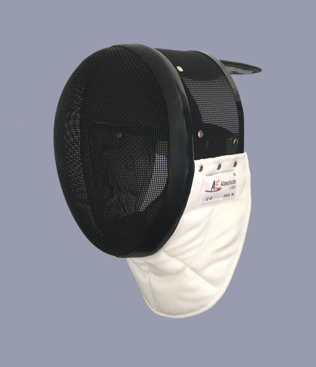 AF Epee Mask 350N Fencing Mask with Removable Padding - Lightweight & Breathable for Competitive Fencing, Training & Practice