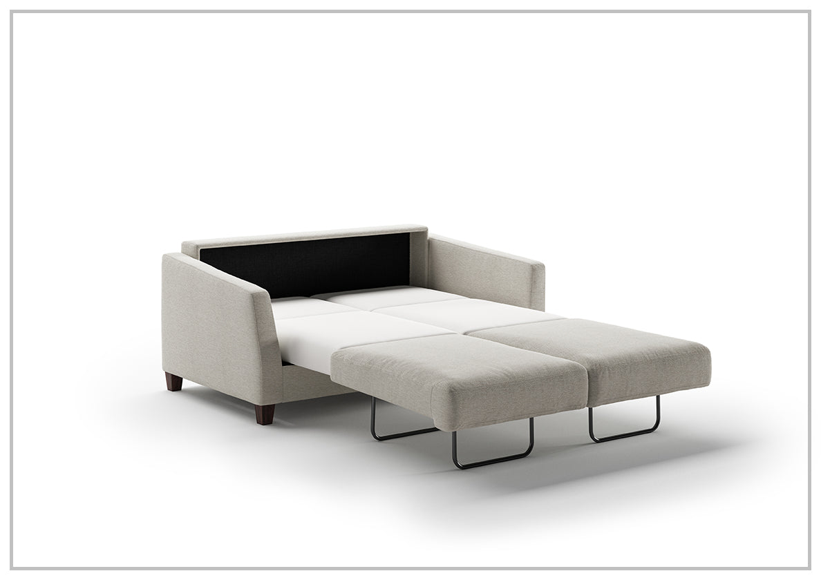 Custom Luonto Monika Fabric Sleeper Sofa - Handmade to Order | Convertible Couch Bed for Small Spaces & Guest Rooms | Perfect for Apartments, Dorms & Home Offices