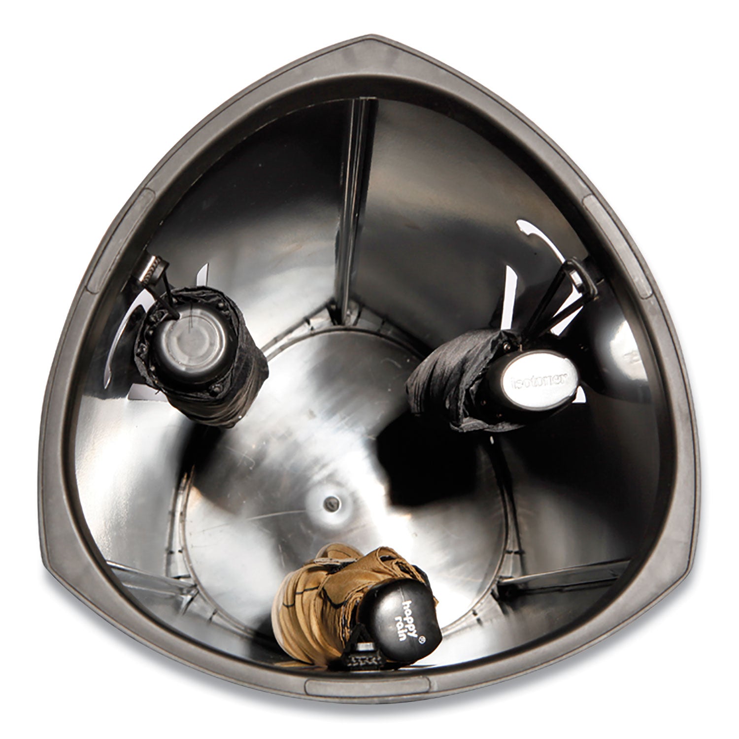 Alba™ Triangular Umbrella Stand - Heavy Duty Steel Base for Patio, Garden & Entryway - 10.25