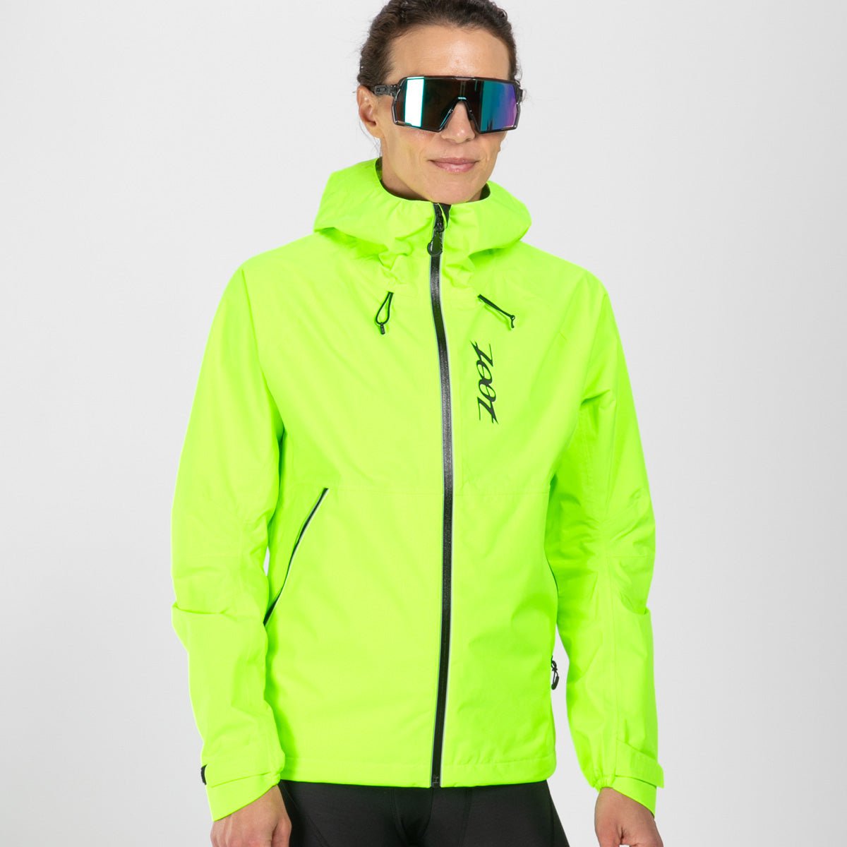 Women's Elite FlashJacket - High Visibility Safety Yellow Windbreaker for Running, Cycling & Outdoor Activities