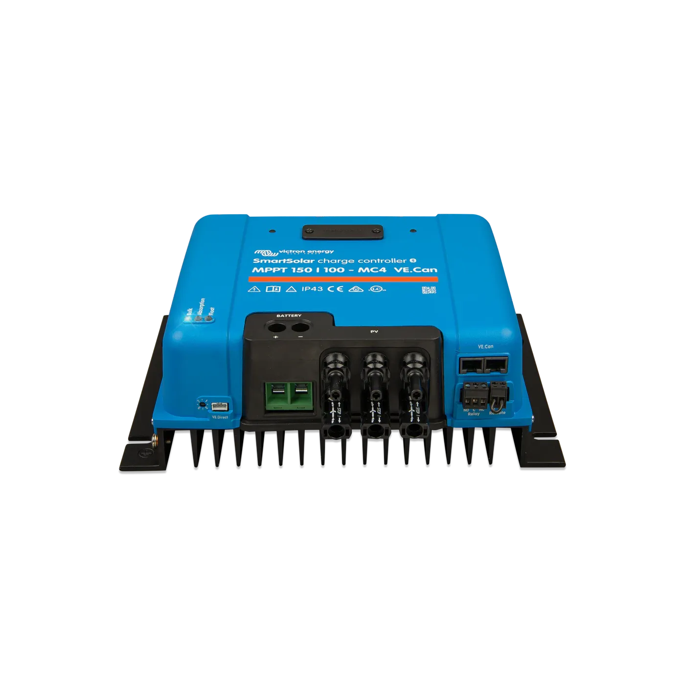 Victron SmartSolar MPPT 150/70 to 250/100 VE.Can Solar Charge Controller - High Efficiency for RV, Marine & Off-Grid Power Systems