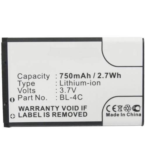 Synergy Digital 750mAh Battery for Blu Samba Q - Long Lasting Power for Travel & Work