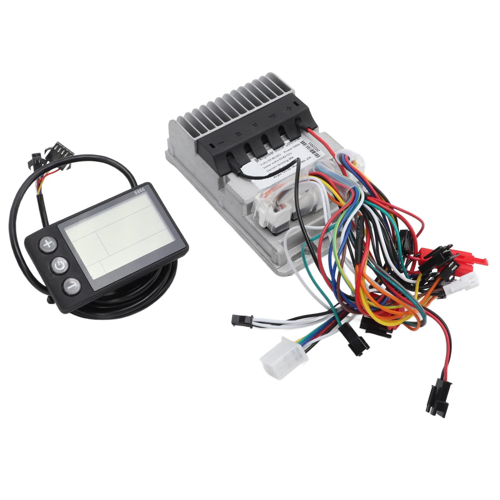 Pasamer 48V 500W Electric Bike Motor Controller Kit with LCD Display - 3 Sine Wave Modes, Heat Dissipation Technology - Compatible with E-Bikes & Electric Scooters - Perfect for Commuting & Urban Riding