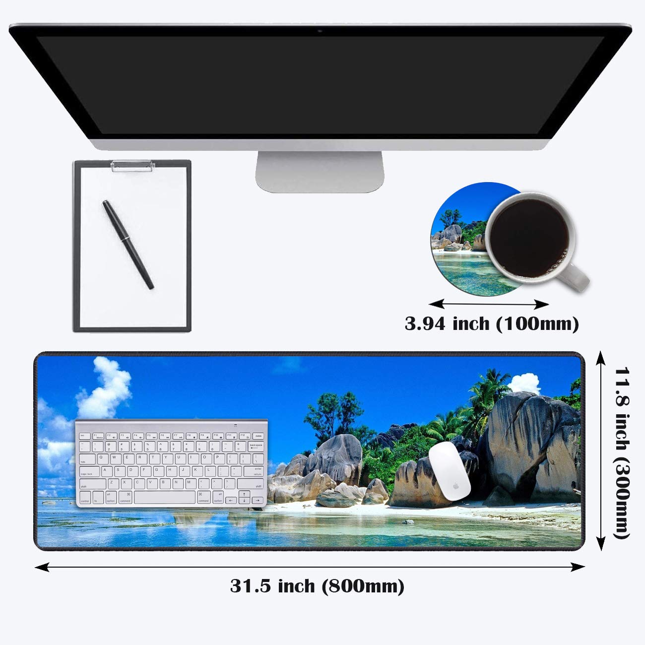 Premium Large Gaming Mouse Pad 31.5