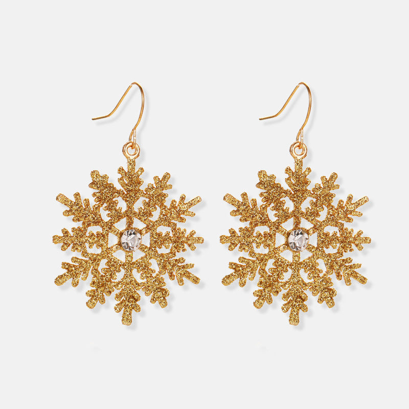 Festive Red Bow Snowflakes Jingle Bell Earrings for Christmas | Holiday Party Jewelry Gift for Women | Perfect for Xmas Celebrations & Winter Gatherings
