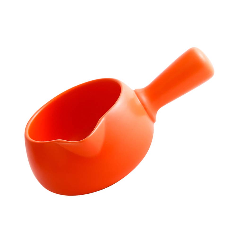 Cabilock 700ml Ceramic Milk Pot - Small Saucepan for Cooking, Melting Butter, Chocolate & Baby Food - Non-Stick Soup Pot with Handle - Perfect for Kitchen, Home & Restaurant Use