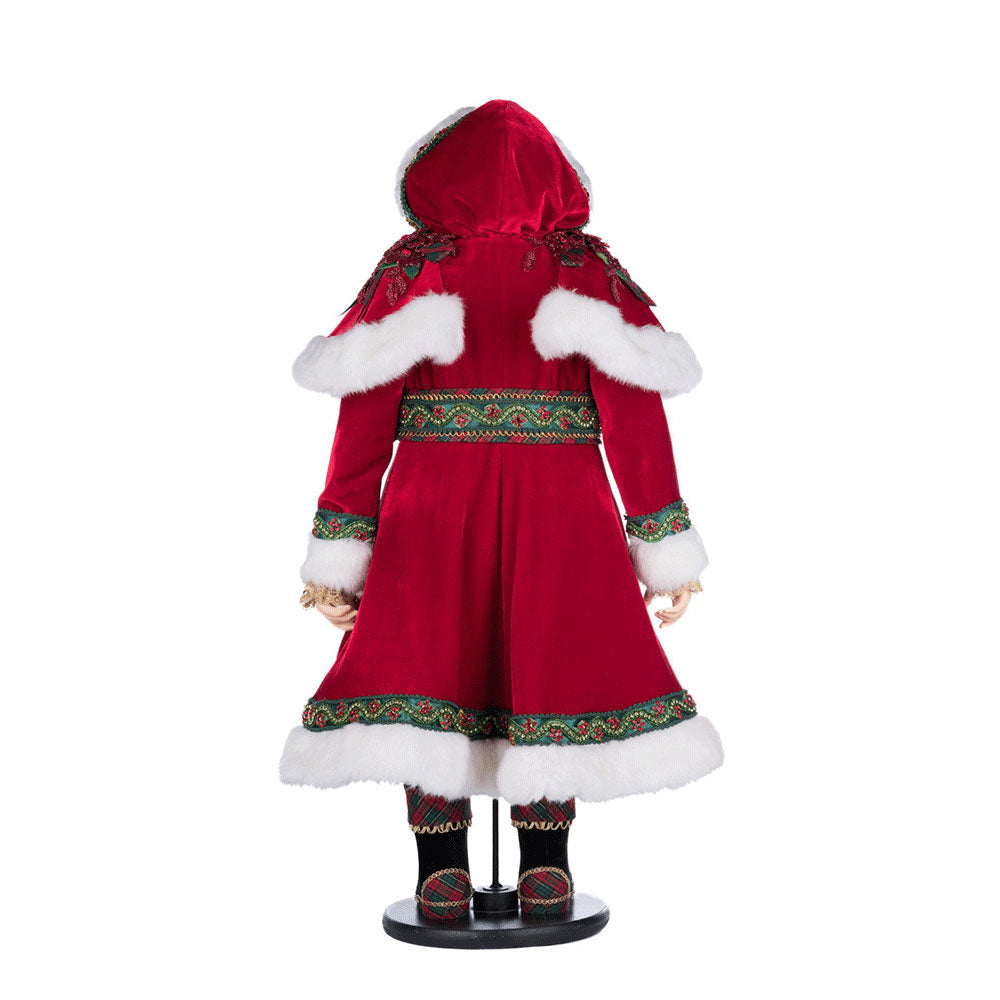 Christopher Magic Santa Doll by Katherine's Collection - Festive Holiday Decoration & Christmas Gift for Kids & Collectors