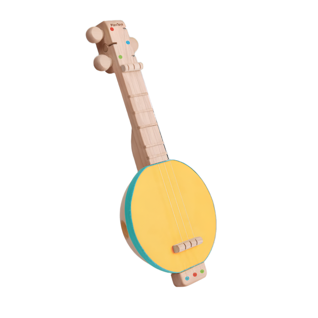 Banjolele Wooden Kids Toy - Mini Ukulele for Children, Safe & Durable Musical Instrument - Perfect for Playtime, Learning & Gifts