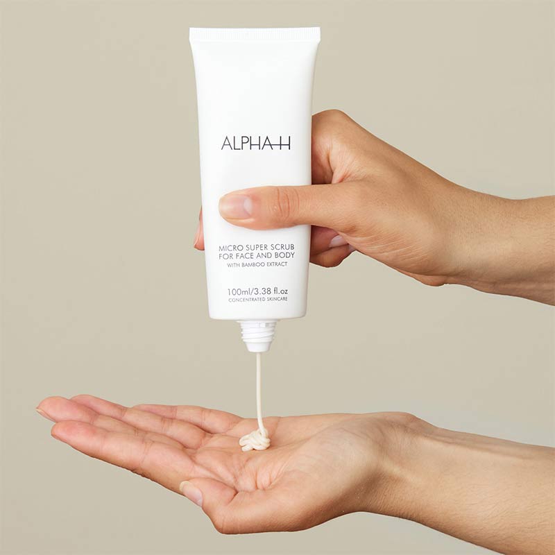 Alpha H Micro Super Scrub - Exfoliating Face & Body Scrub for Smooth Skin | Perfect for Daily Skincare Routine & Spa Days