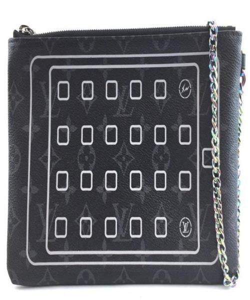 LV Monogram Eclipse iPad Pouch Case - Slim & Stylish Protective Sleeve for iPad Pro/Air/Mini - Perfect for Work, Travel & Everyday Use