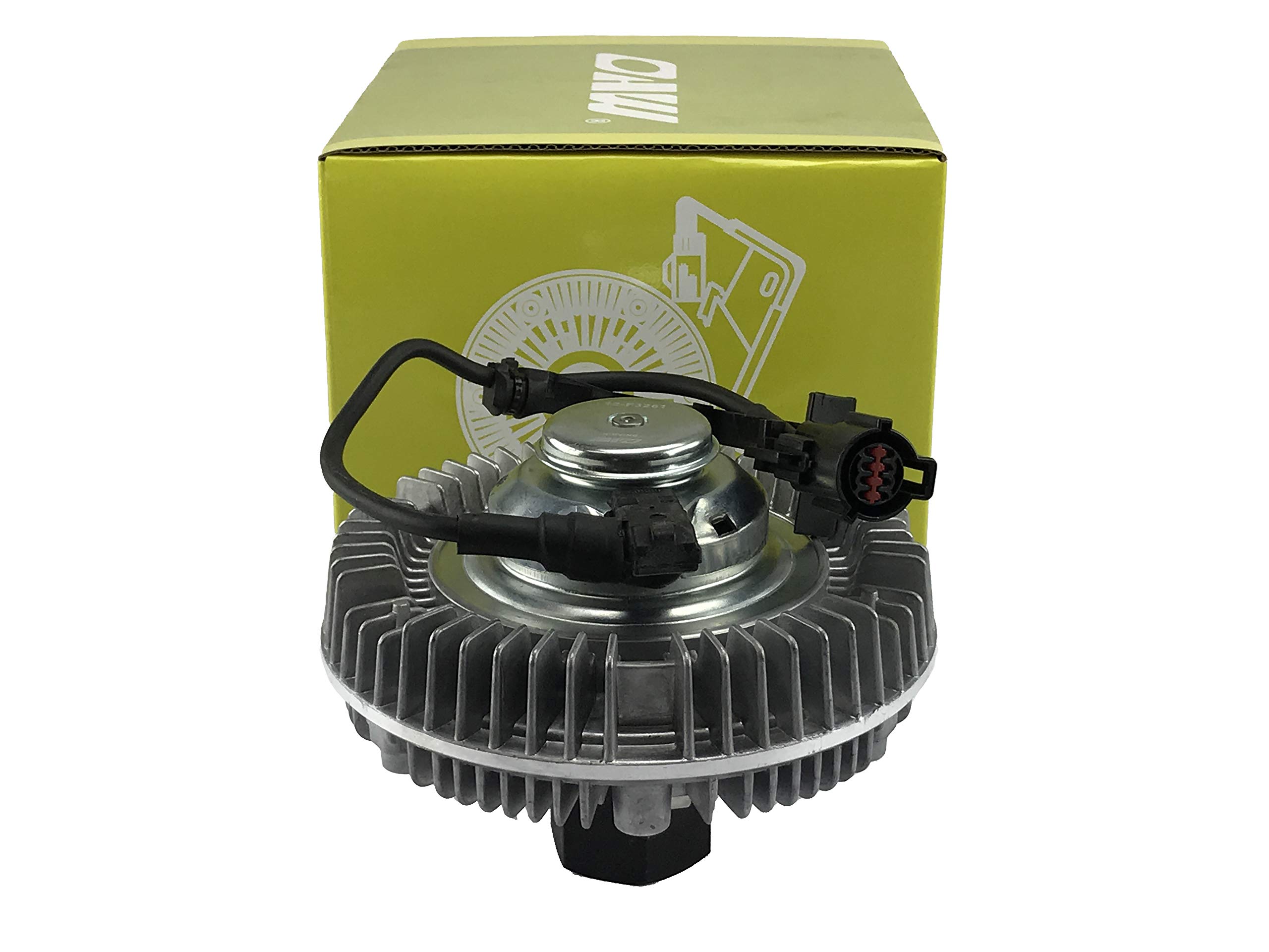 OAW 12-F3261 Electronic Cooling Fan Clutch Replacement for 2004-2010 Ford E350 E450 & 2003-2007 F250 F350 F450 F550 Excursion 6.0L Powerstroke Diesel - Compatible with YB-632 - Heavy Duty Truck & RV Cooling System Upgrade