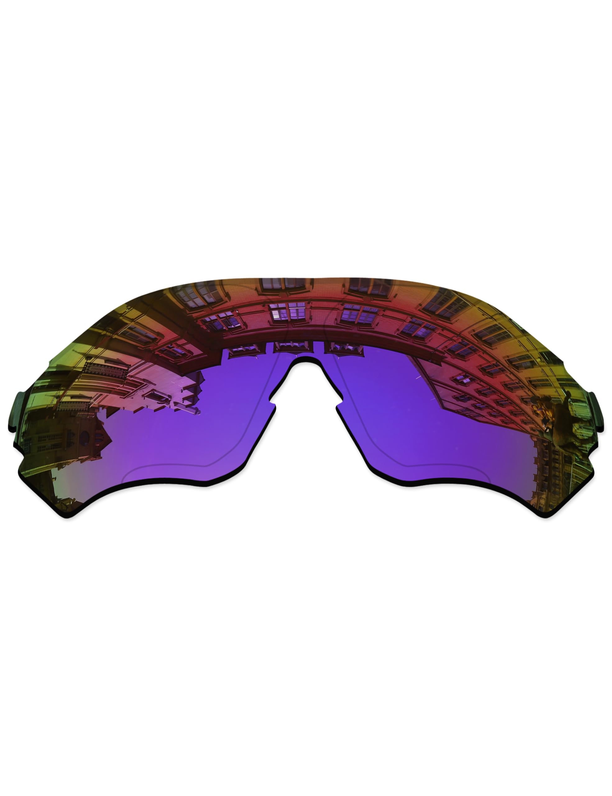 Vonxyz Replacement Lenses for Oakley EV Zero Range OO9327 Sunglasses - Violet Mirror Polarized Lenses (Asian Fit) | UV Protection, Enhanced Clarity for Cycling, Running & Outdoor Sports